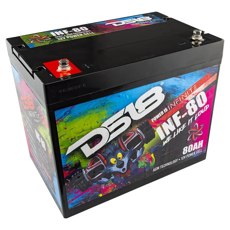 DS18 12 Volt Battery INFINITE 80AH 2300 Watt AGM Power Cell INF-80