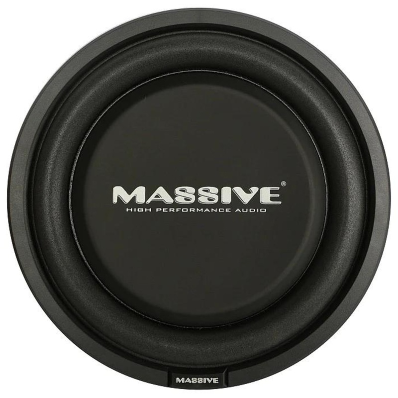 Massive Audio UFO10 10″ 600 Watt Dual 4 Ohm Shallow Mount Subwoofer OPEN BOX