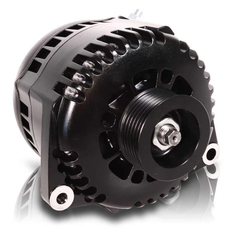 Mechman S-Series 240 Amp Black Finish Alternator For 88 – 95 GM Truck 8165240B