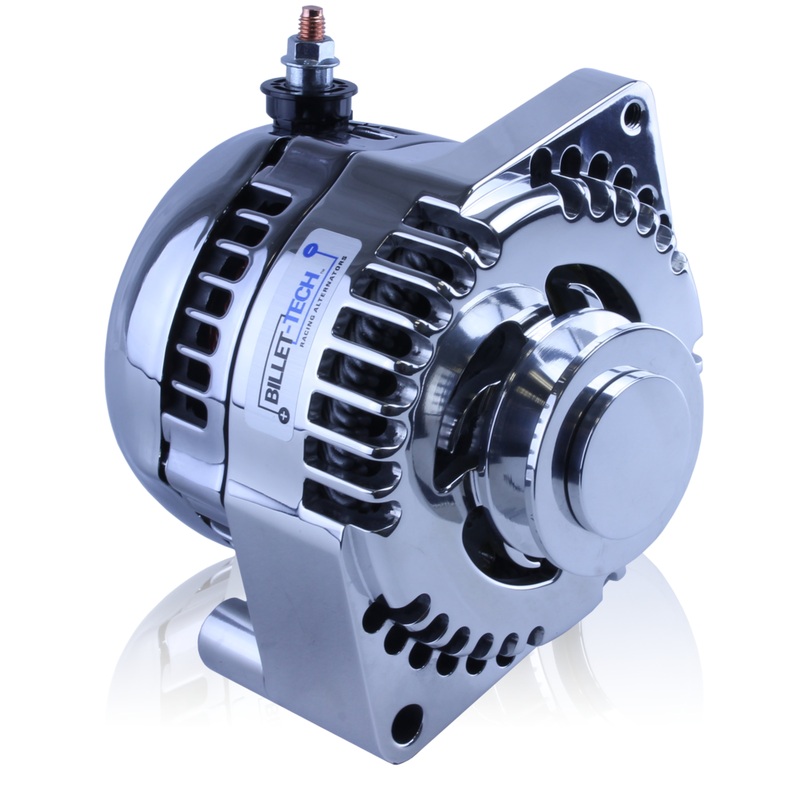 Mechman S-Series Chrome 170 Amp Racing Alternator For 1965-1985 Early Ford