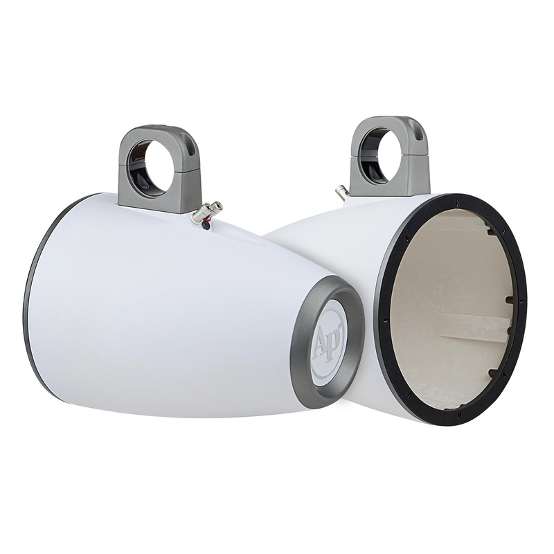 Audiopipe Pair of 10″ Wakeboard Marine Tower Speaker enclosures APMP-1001WETW