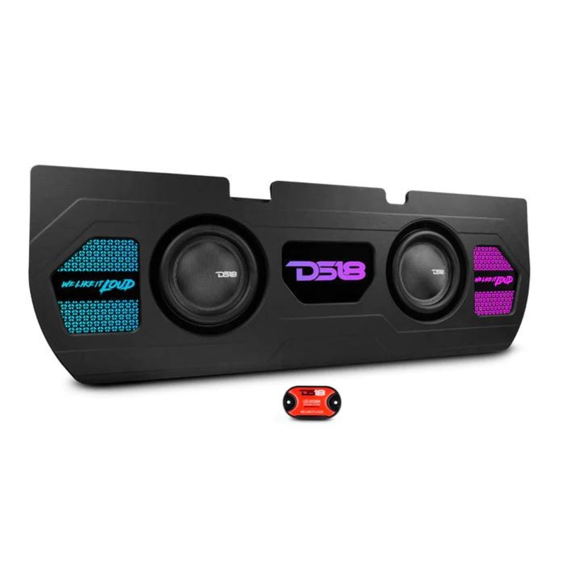 DS18 Dual 10″ Sealed Subwoofer Loaded Enclosure for 2022+ Tundra 1200W RMS