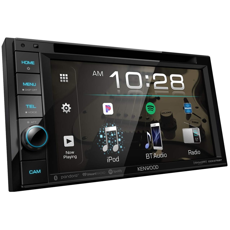 Kenwood 6.2″ in-Dash Car DVD Monitor Bluetooth Receiver w/USB/AUX DDX376BT