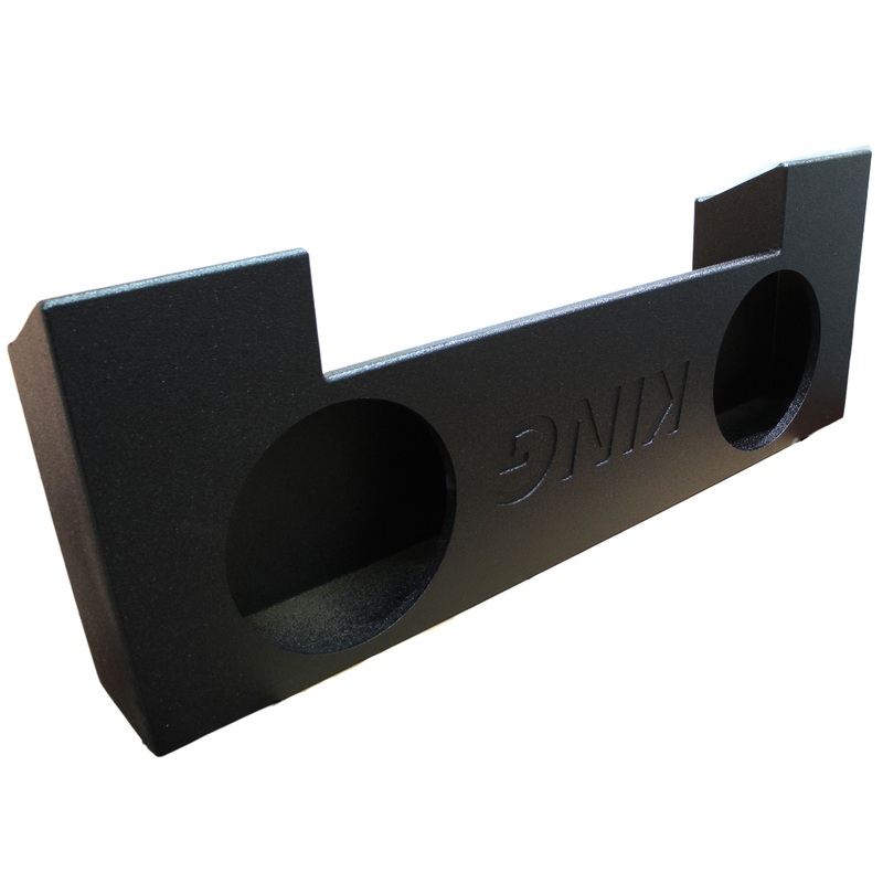 King boxes Dual 10″ 2019-UP Dodge Ram Quad Cab Sprayed Sealed Enclosure