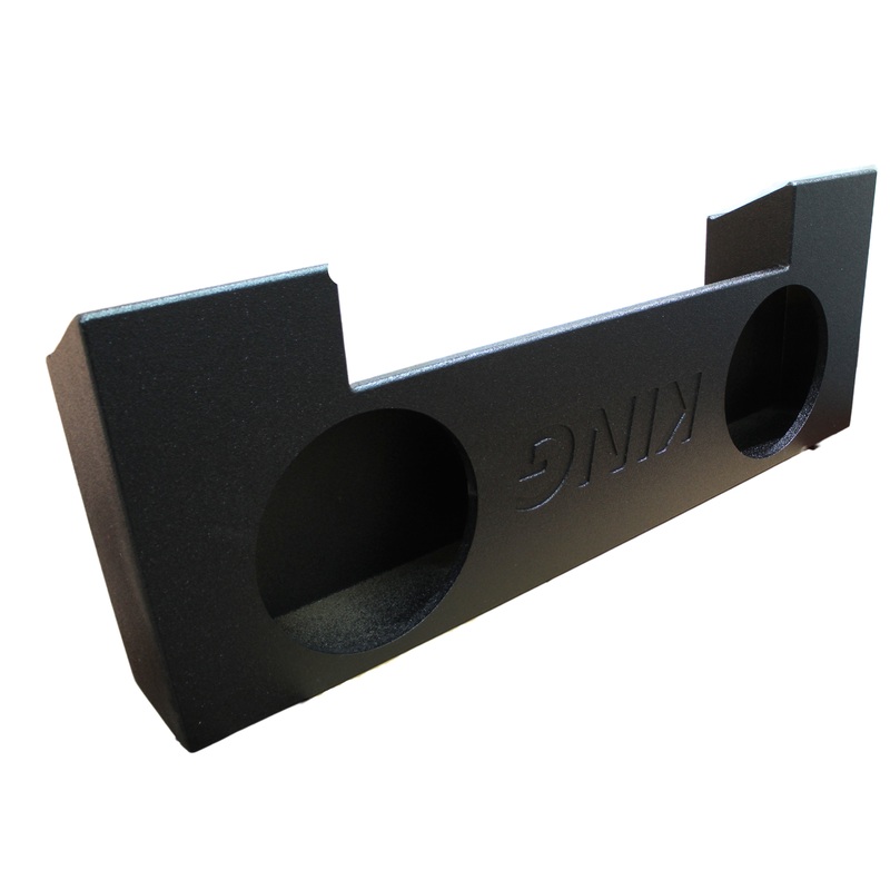 King boxes Dual 12″ 2019-UP Dodge Ram Quad Cab Sprayed Sealed Enclosure