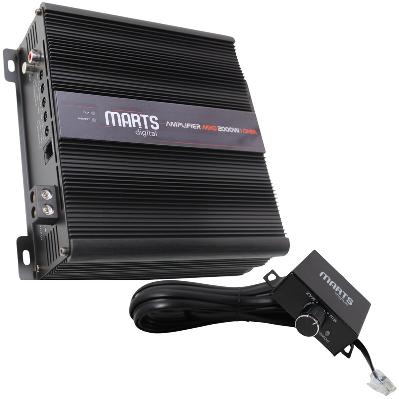 Marts Digital MXD Series Monoblock 2K 1 Ohm Full Range Amplifier MXD-2000-1-V2