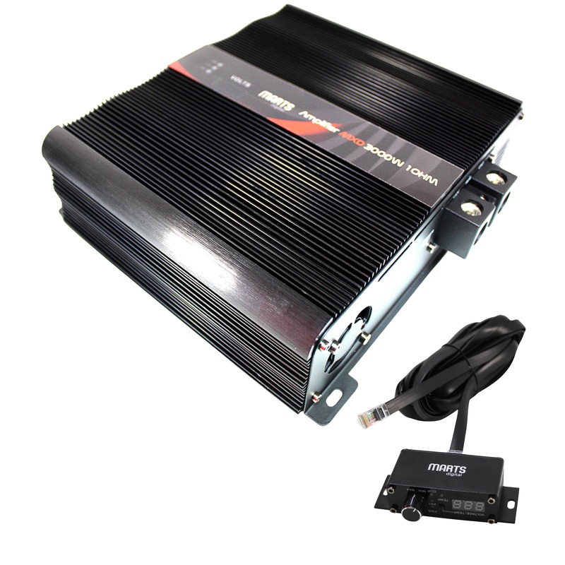 Marts Digital MXD Series Monoblock 3K 1 Ohm Full Range Amplifier MXD-3000-1-V2