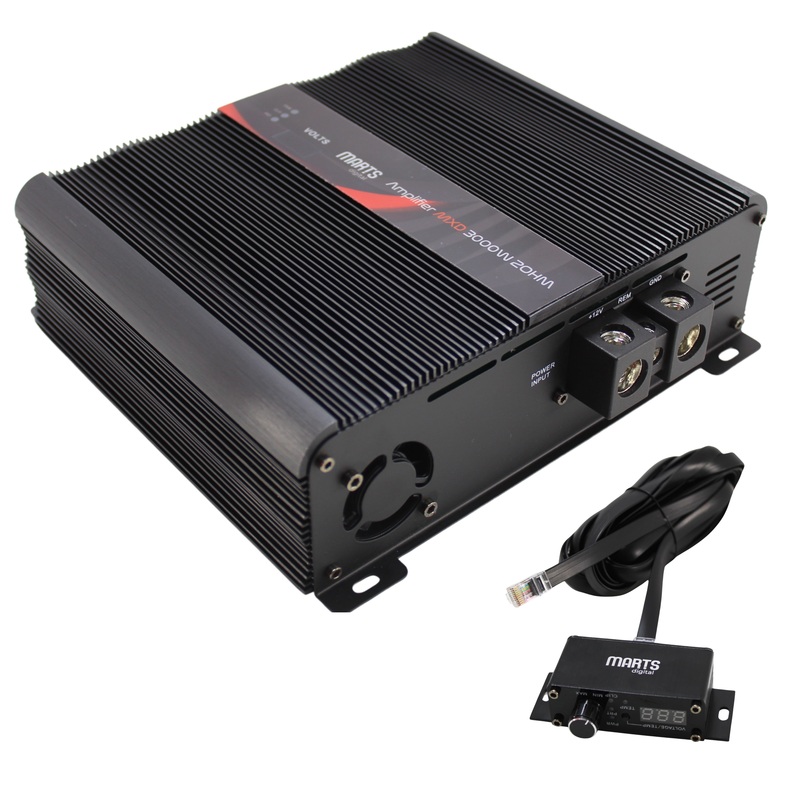 Marts Digital MXD Series Monoblock 3K 2 Ohm Full Range Amplifier MXD-3000-2-V2