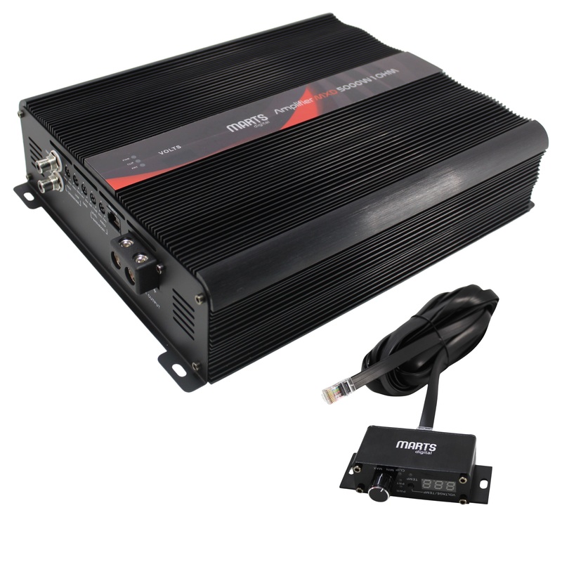 Marts Digital MXD Series Monoblock 5K Class D 1 Ohm Amplifier MXD-5000-1-V2