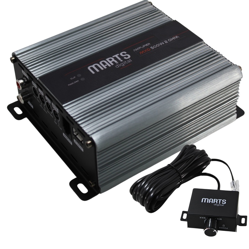 Marts Digital MXD Series Monoblock Full Range 500W 2 Ohm Amplifier MXD-500-2-V2