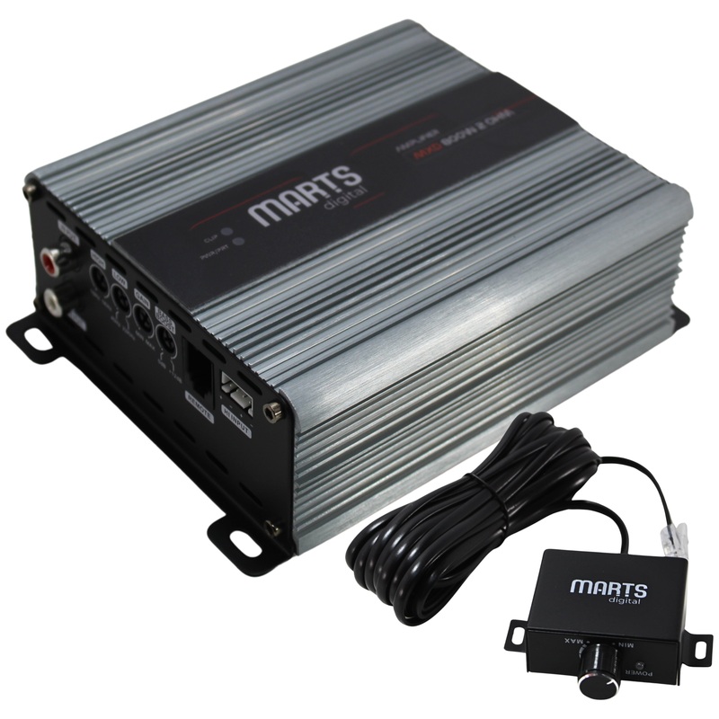 Marts Digital MXD Series Monoblock Full Range 800W 2 Ohm Amplifier MXD-800-2-V2