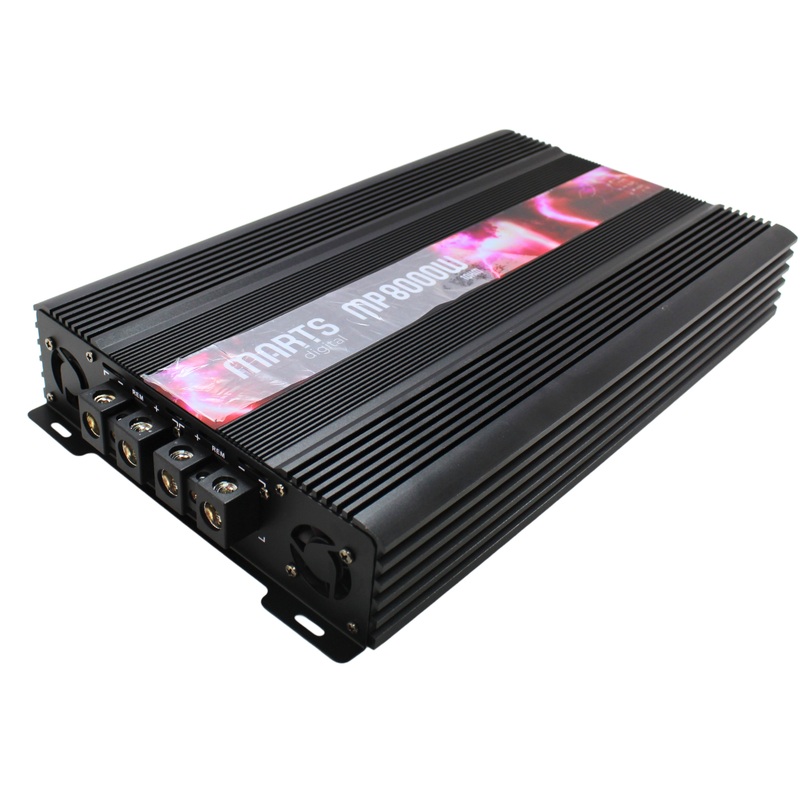 Marts Digital Premium Monoblock 8K 1 Ohm Class D Amplifier MP-8000-1-V2
