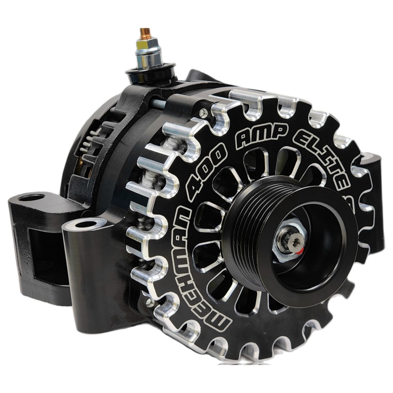 Mechman 400 Amp Billet Elite Alternator for Early Powerstroke Ford B7768400B