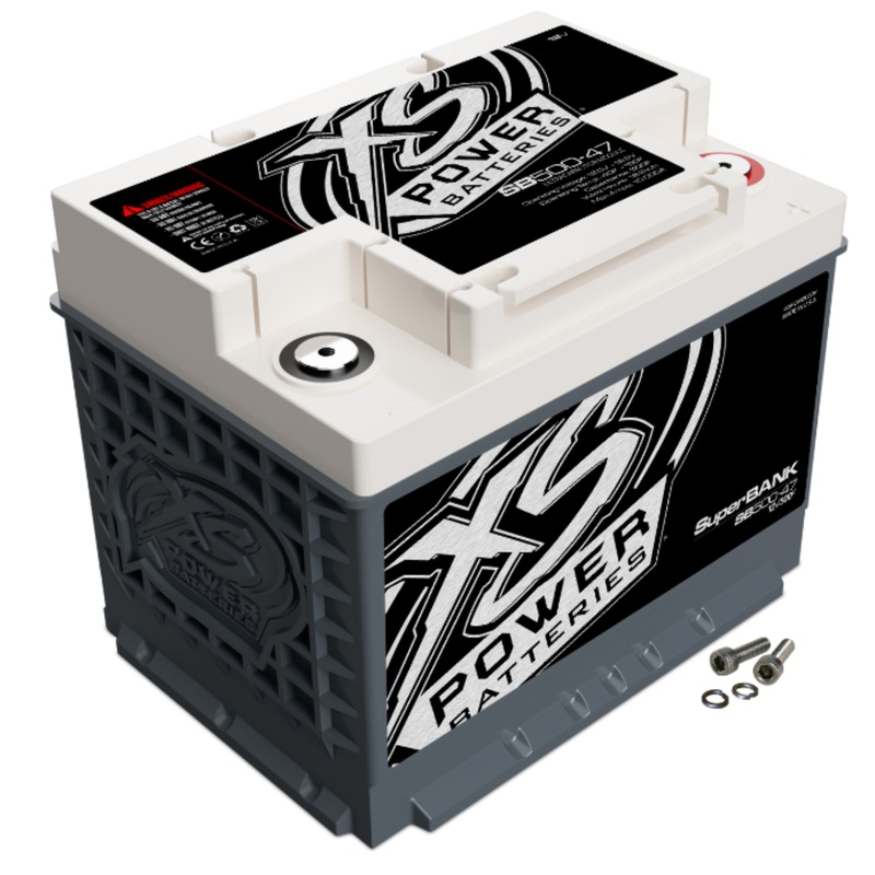 XS Power 12V BCI Group 47, Super Capacitor Bank, Max Power 4,000W, 500 Farad