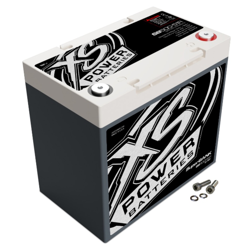 XS Power 12V BCI Group 51R, Super Capacitor Bank, Max Power 4,000W, 500 Farad