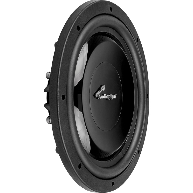 Audiopipe 12″ 500W Max Dual Voice Coil 4-Ohm Ultra Shallow Mount Subwoofer