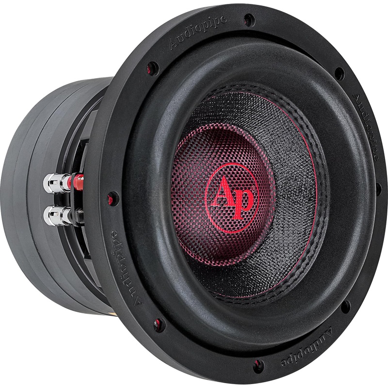 Audiopipe 8″ 1000W Max Dual Voice Coil 4 Ohm Quad Stack Magnet Subwoofer
