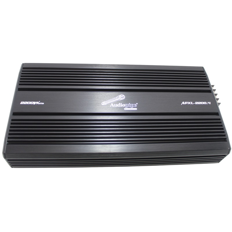 Audiopipe APXL 4-Channel 2200W 2-Ohm Full Range Class-AB Amplifier APXL-2200.4