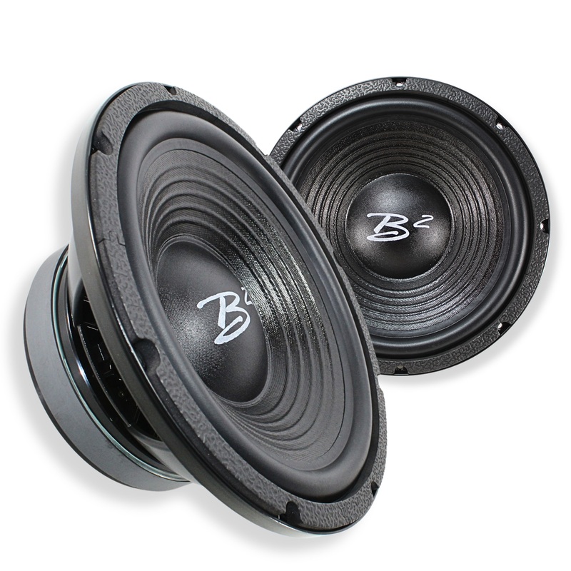 B2 Audio Pair of RAGE 12″ 8-Ohm 500 Watt RMS Water Resistant Mid-Range Speakers RAGE12PWR