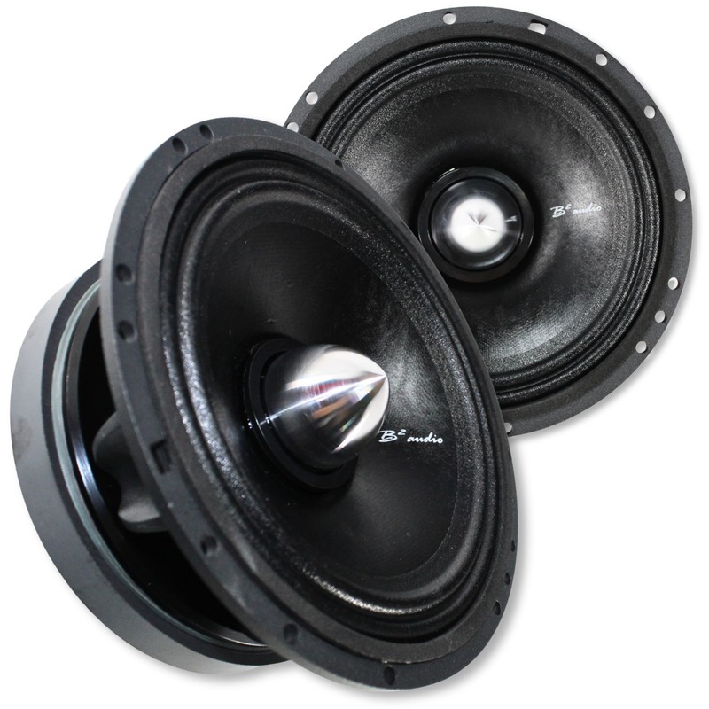 B2 Audio Rage 6.5″ 4-Ohm 120W RMS Mid-Range Speaker Pair B2-RAGE6P