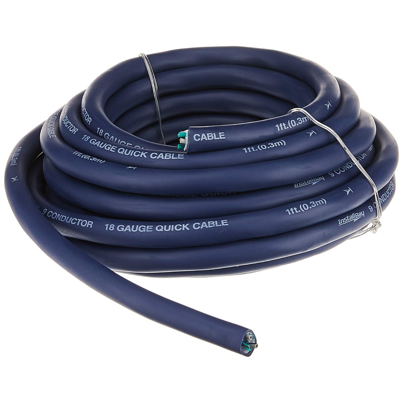 Install Bay 20 FT Nine Conductor 9 Wire Twisted Multi-Use Speed Wire MC918-20