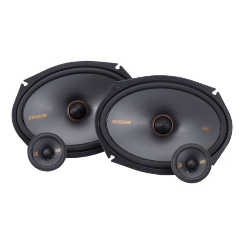 Kicker KS Series 6″x9″ 100W Component System W/ 2.75″ Midrange 4 Ohm Speaker Set