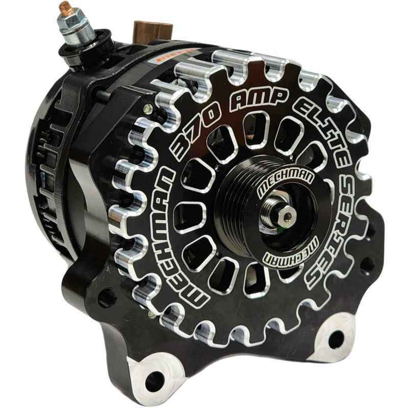 Mechman 370-Amp V-Mount High Output Alternator for SOHC Ford B11026370B
