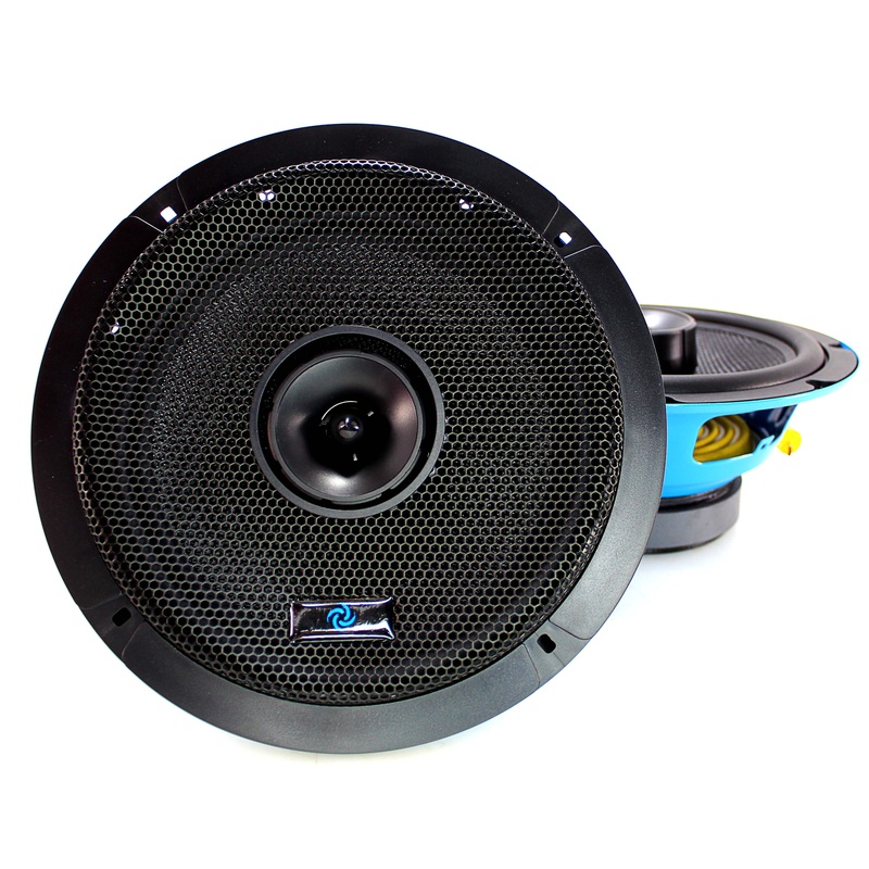Motorcycle/Marine 8″ Hybrid 4-Ohm 110W RMS Midrange Galeforce F1 Speakers Pair
