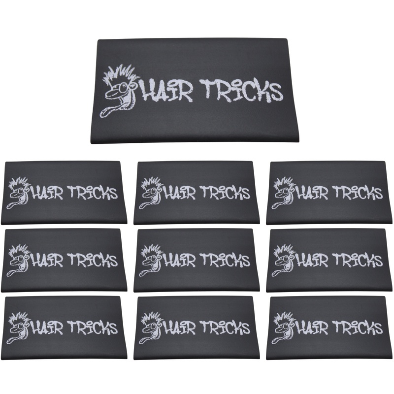 Official Big Jeff Audio HAIR TRICKS Heat Shrink 0 Gauge 10 Pack Black
