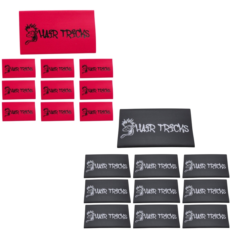 Official Big Jeff Audio HAIR TRICKS Heat Shrink 0 Gauge 20 Pack Black and Red