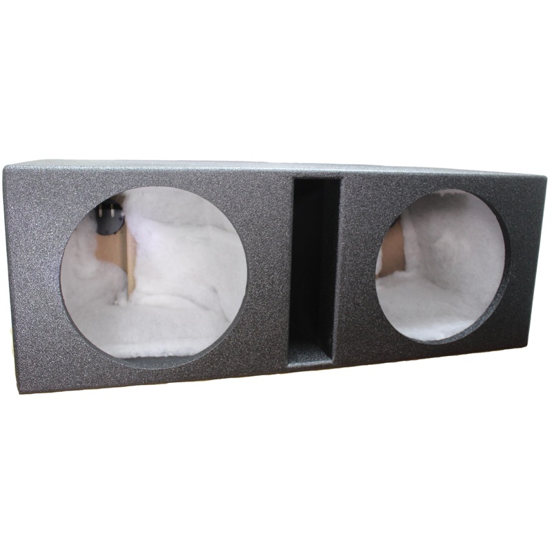 Pipemans Installation Dual 12″ Vented and Coated Subwoofer Box 1″ Baffle