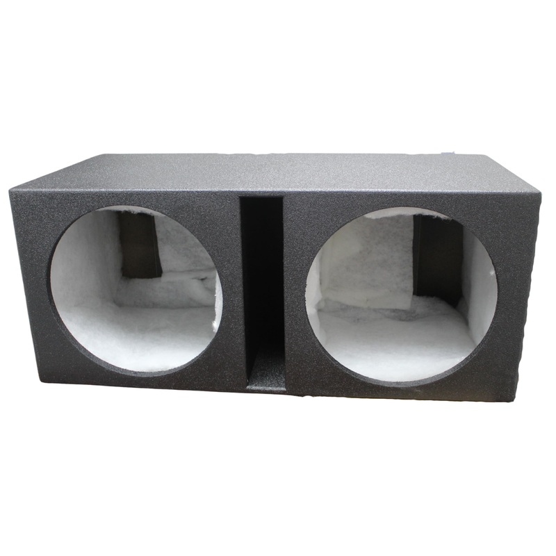 Pipemans Installation Dual 15″ Vented and Coated Subwoofer Box 1″ Baffle
