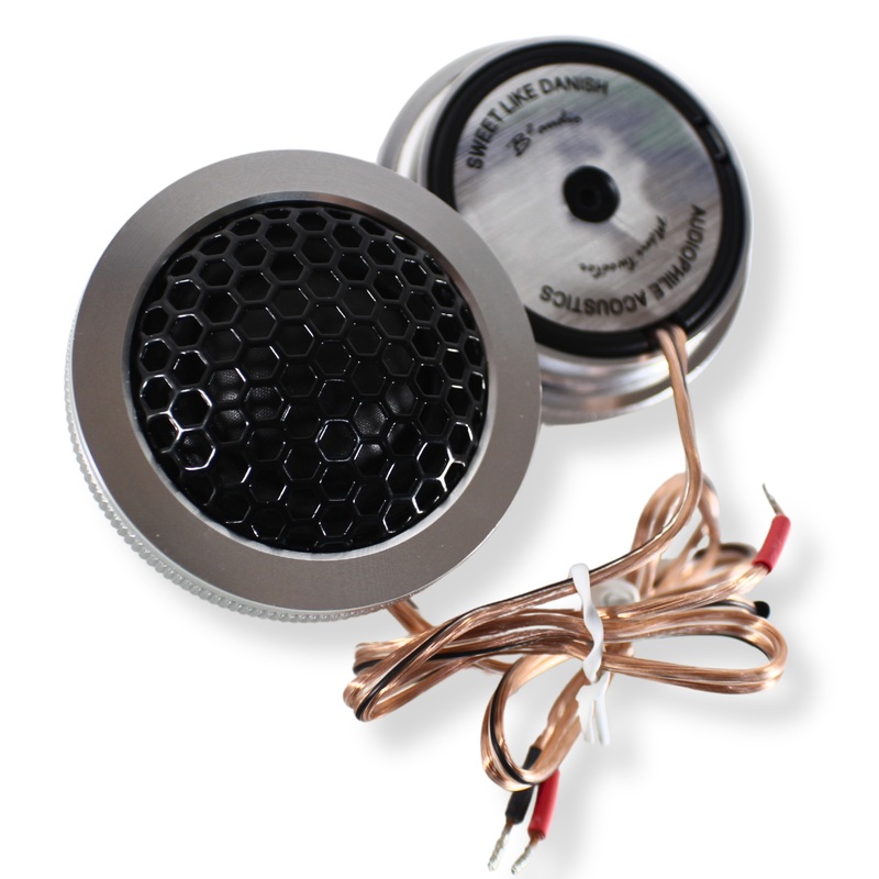 B2 Audio MANI Pair of 1″ Voice Coil 30W Silk Dome Neodymium Tweeters MANI-10TW