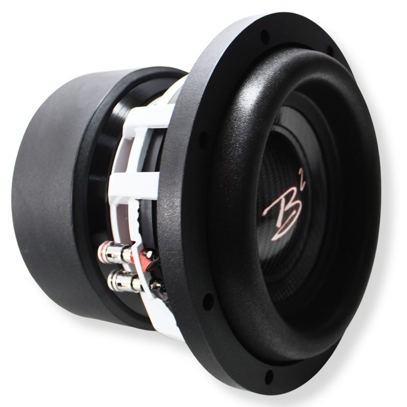 B2 Audio RAMPAGE Series 8″ Dual 2-Ohm 2″ Voice Coil 1000 Watt RMS Subwoofer