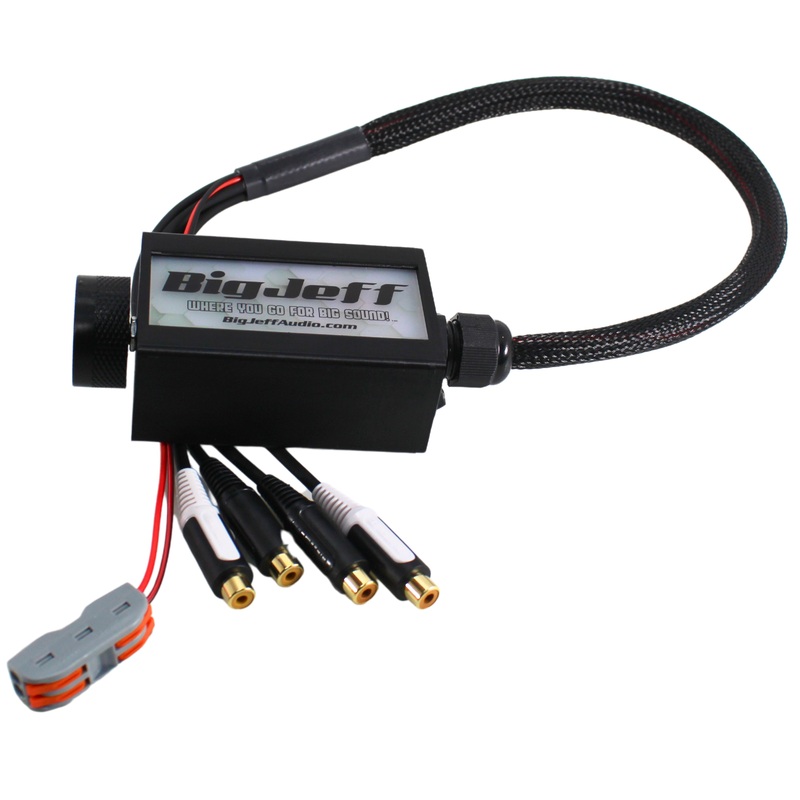 Official Big Jeff Audio LED Bluetooth Control  30″ RCA Bass Knob & Volt Meter