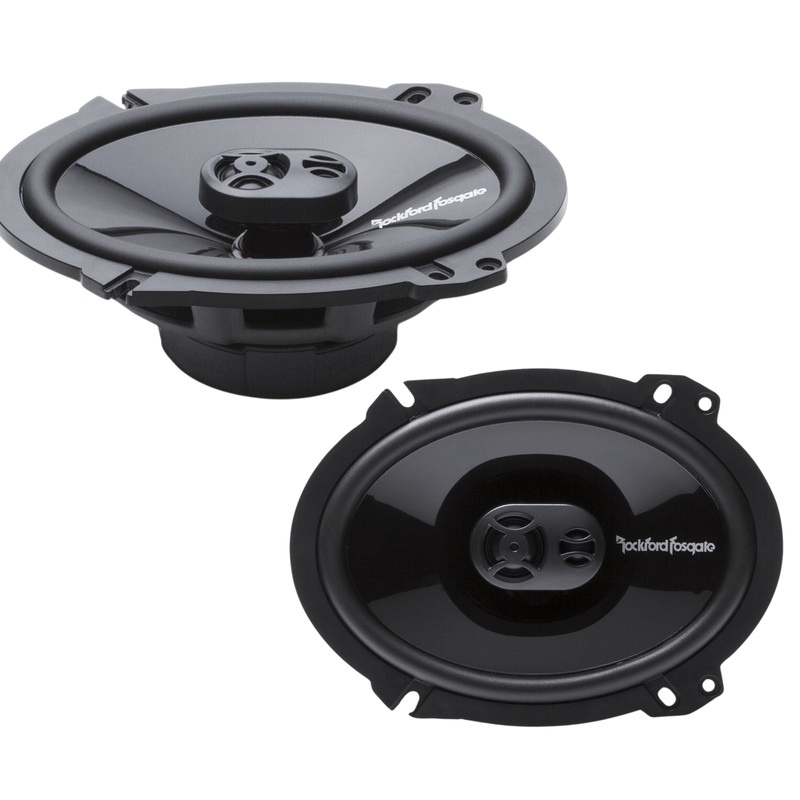 Rockford Fosgate Punch 6×8″ 65W RMS 4-Ohm Full Range 3-Way Speakers OPEN BOX