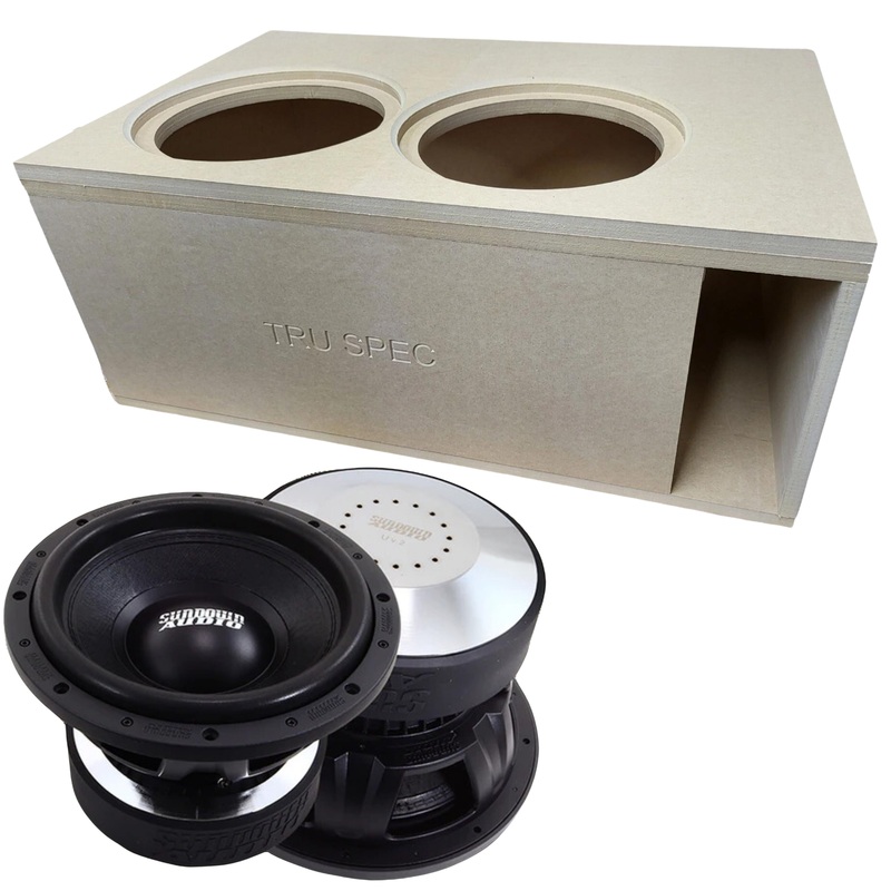 Sundown Pair of 12″ U-Series D4 Subwoofers w/ GP Tru-Spec Dual Vented Enclosure