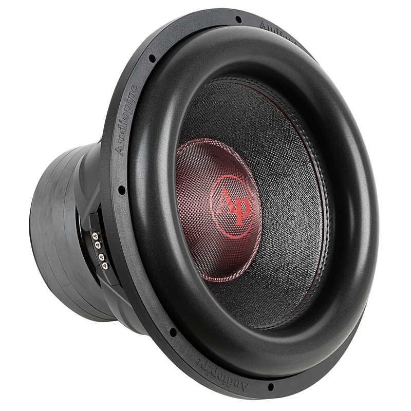 Audiopipe 15″ 1400W RMS Dual 2-Ohm Quad Stack Composite Cone Subwoofer