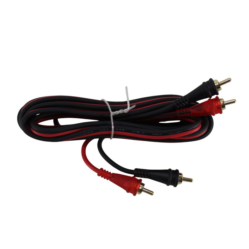 Audiopipe AMF 10 ft Frosted RCA Cables (Single) / AP-AMF-10