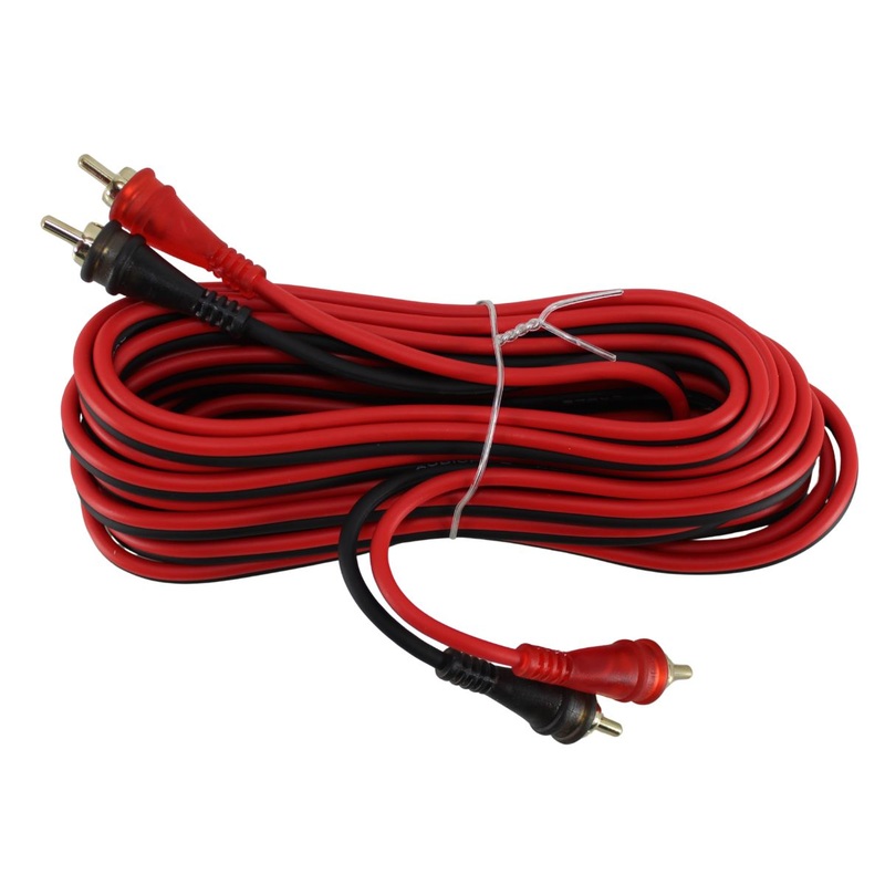 Audiopipe AMF 17 ft Frosted RCA Cables (Single) / AP-AMF-17