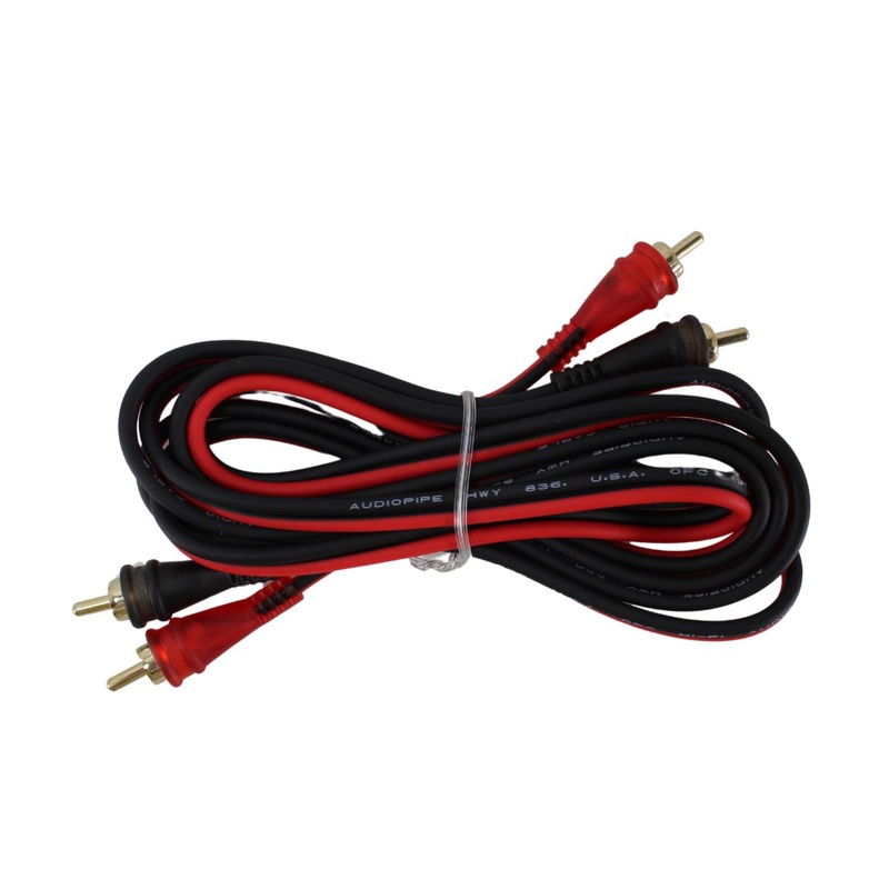 Audiopipe AMF 6 ft Frosted RCA Cables (Single) / AP-AMF-6