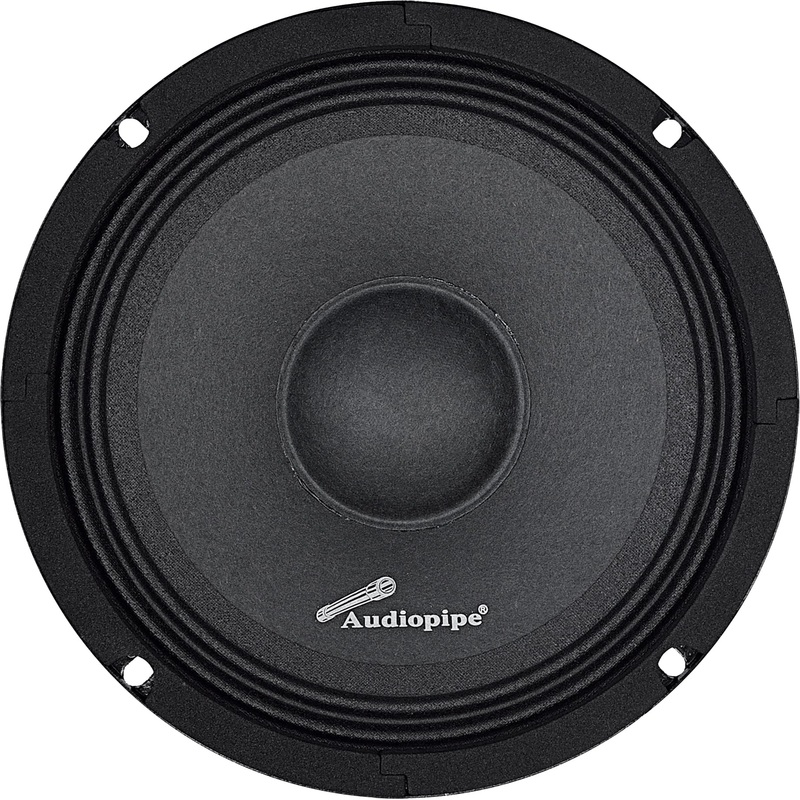 Audiopipe Pair of 6.5″ 4-Ohm 100 Watt RMS Mid-range Loud Speaker APMB-627-4