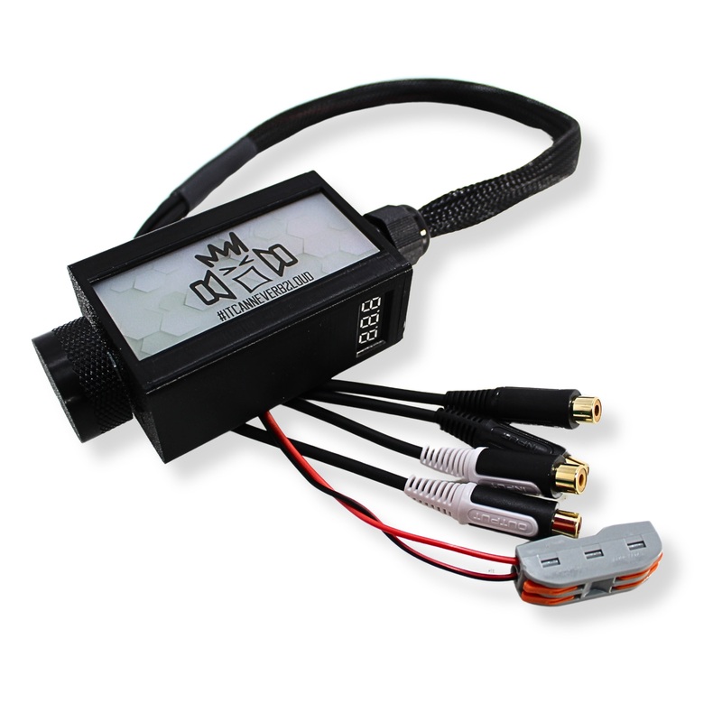 B2 Audio RIOT GUY LED Bluetooth  30″ RCA Bass Knob & Volt Meter BASSKNOB-LED