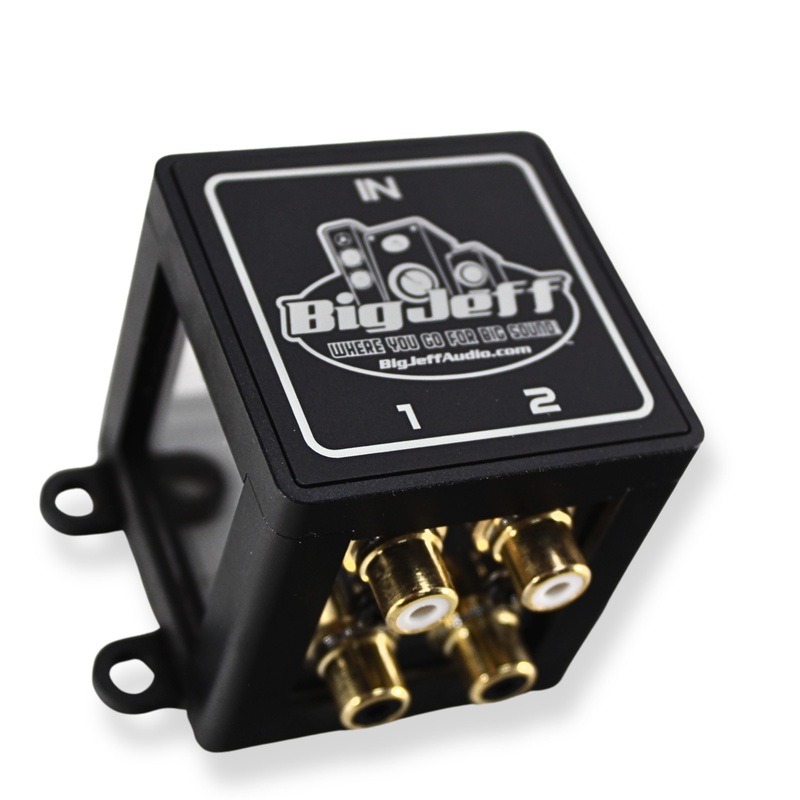 Big Jeff Audio 1-to-2 Pair Cockbox RCA Splitter Distribution Block