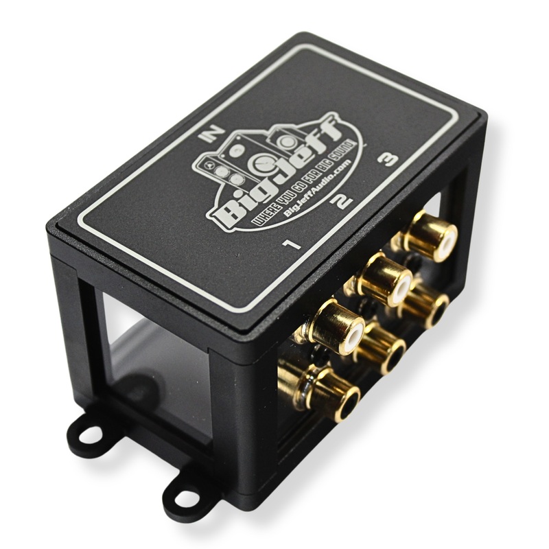 Big Jeff Audio 1-to-3 Pair Cockbox RCA Splitter Distribution Block