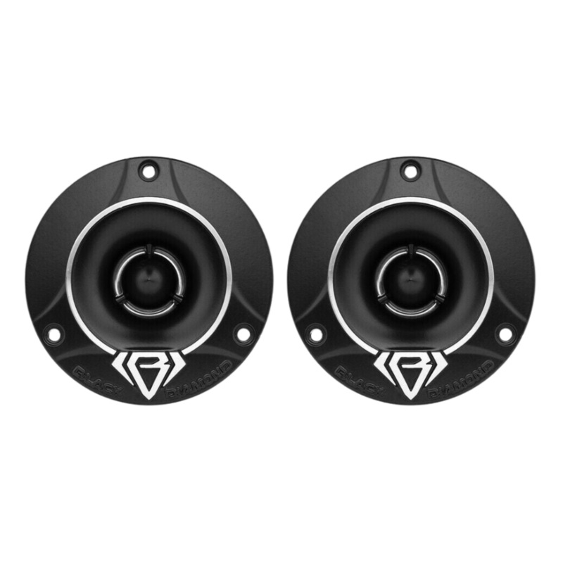 Black Diamond Pair of 1″ Super Bullet Tweeters 240W 4ohm Integrated Crossovers
