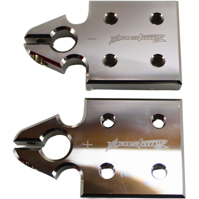 ILL Customz 4 Lug Style SAE Aluminum Top Post Battery Terminals Pair OPEN BOX