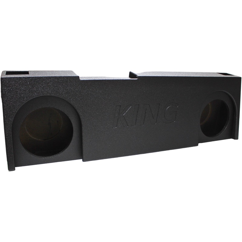 King Boxes Dual 10″ Upfire Ported 2014-2018 Chevy/GMC Truck Crew Cab Speaker Box
