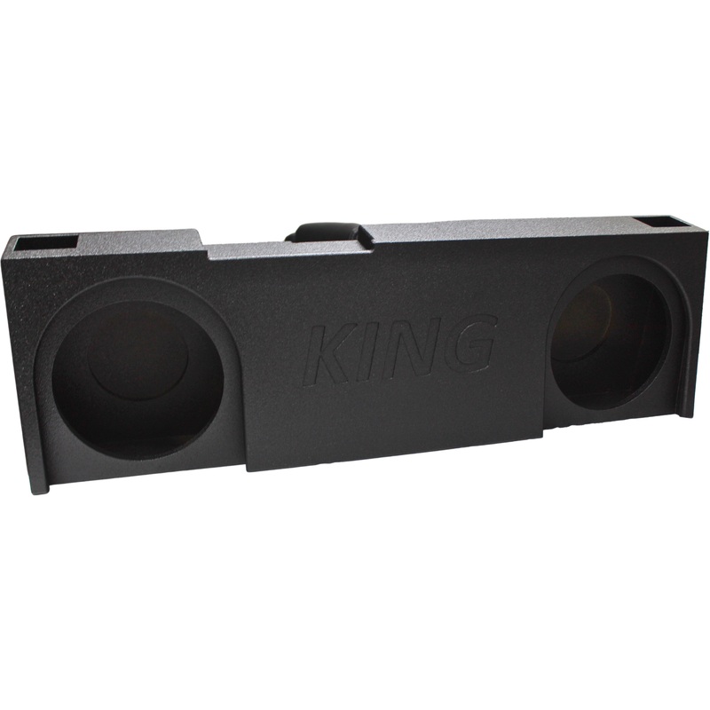 King Boxes Dual 12″ Upfire Ported 2014-2018 Chevy/GMC Truck Crew Cab Speaker Box