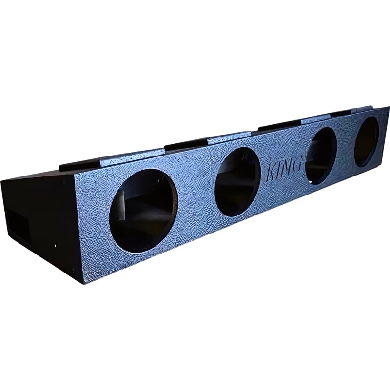 King Boxes Quad 8″ 09-22 Ford F-150 2017-22 Ford F250/F350 Crew Cab Speaker Box